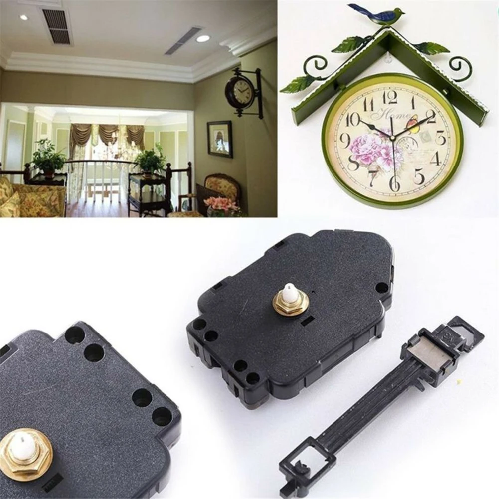 

Black Quartz Clock Movement 13mm Mechanism Part Pendulum Replacement Kit Wall Clock repairing part Sale New