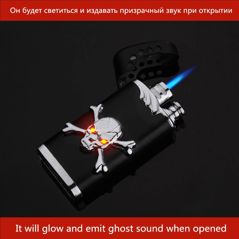 Креативная личность повязки на голову с черепом красным светом прямо в