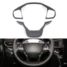 Хромированный карбоновый чехол для Ford Explorer 2020 2021, рамка рулевого колеса, отделка, автомобильные аксессуары