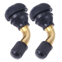 2pcs brass 90 degree motorcycle car vehicle tire valve extension tire rod adapter