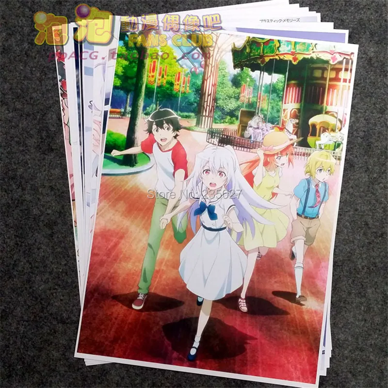 8 шт./компл. Аниме Пластиковые воспоминания плакат Исла кинусима Michiru Miru Eru