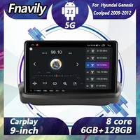 fnavily 9 android 11 car stereos for hyundai genesis coolpad video dvd player radio car audio navigation gps dsp bt 2009 2012