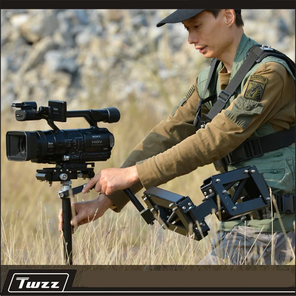 Twzz ручной/жилет типа Dual Purpose штатив со стабилизатором DSLR Стабилизатор Steadycam