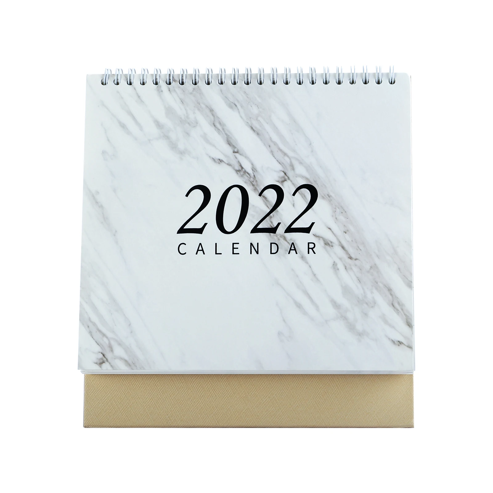 

Desk Calendar 2022 Marble Desktop Calendar Diary Weekly Monthly Planner Simple and practical Yearly Agenda For Office Supplies