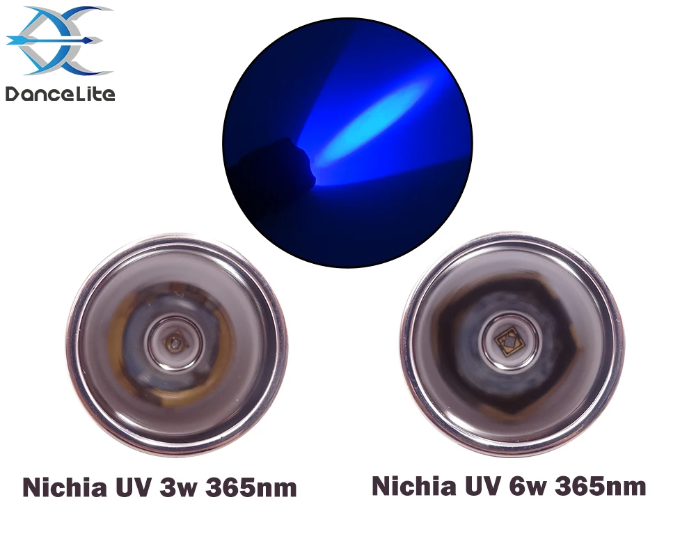 Ультрафиолетовый фонарь Nichia 502B UV 365 нм детектор черного света для мочи собак