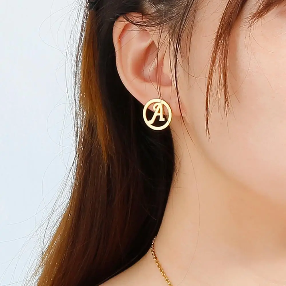 Kalen Новый дешевый ювелирный набор с буквенным принтом женские Стразы и Золотая