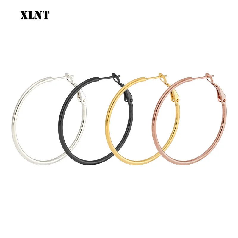 XLNT 2019 новые винтажные серебряные розовые золотые несколько Висячие Большой круг