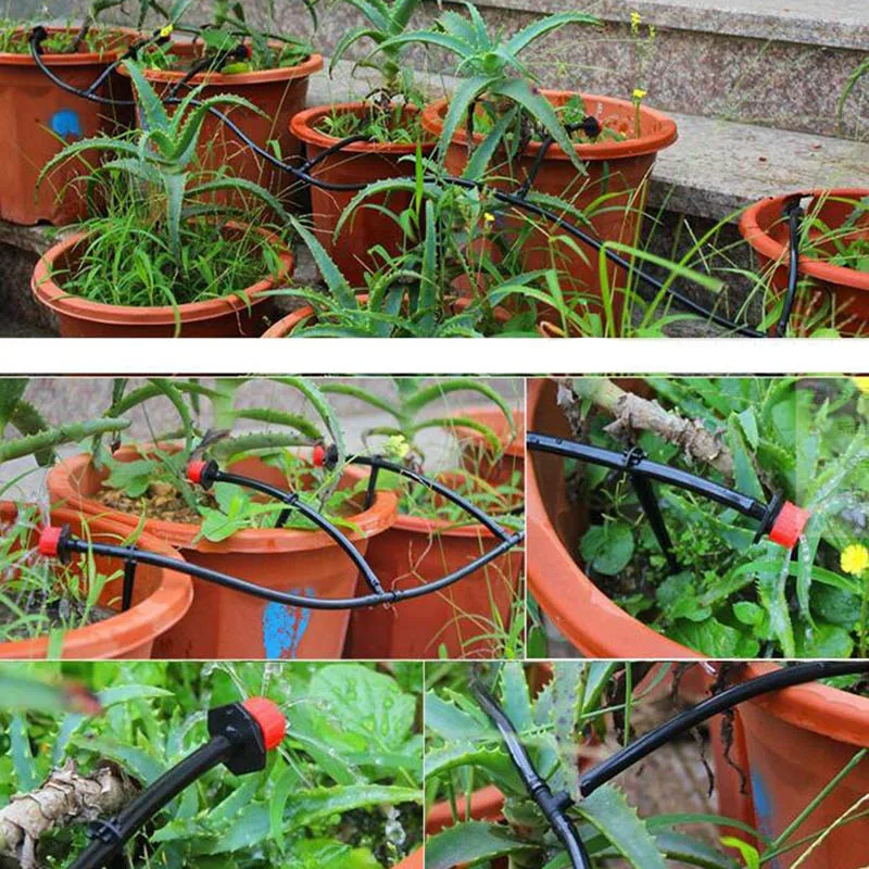 

4/7mm Micro Automatic Diy Drip Irrigation Set Watering System Sprinklers Plant Water Irrigazione Garden Tool