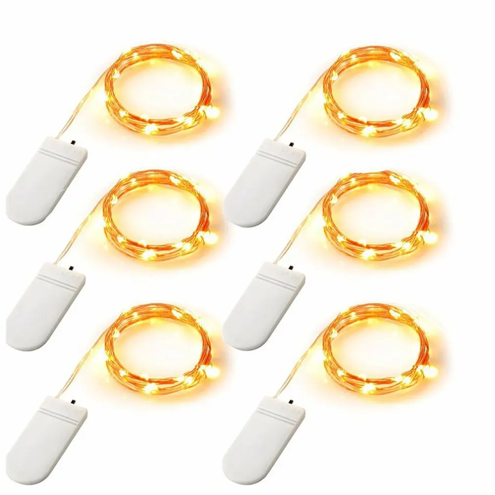 

2m Copper Wire LED String Light Warm Light Holiday Lighting Fairy Garland For Christmas Tree Wedding Party Decoration Lamp