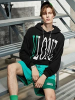 vlone hoodies green big v sweatshirts hip hop ins mens trendy couple loose hoodie