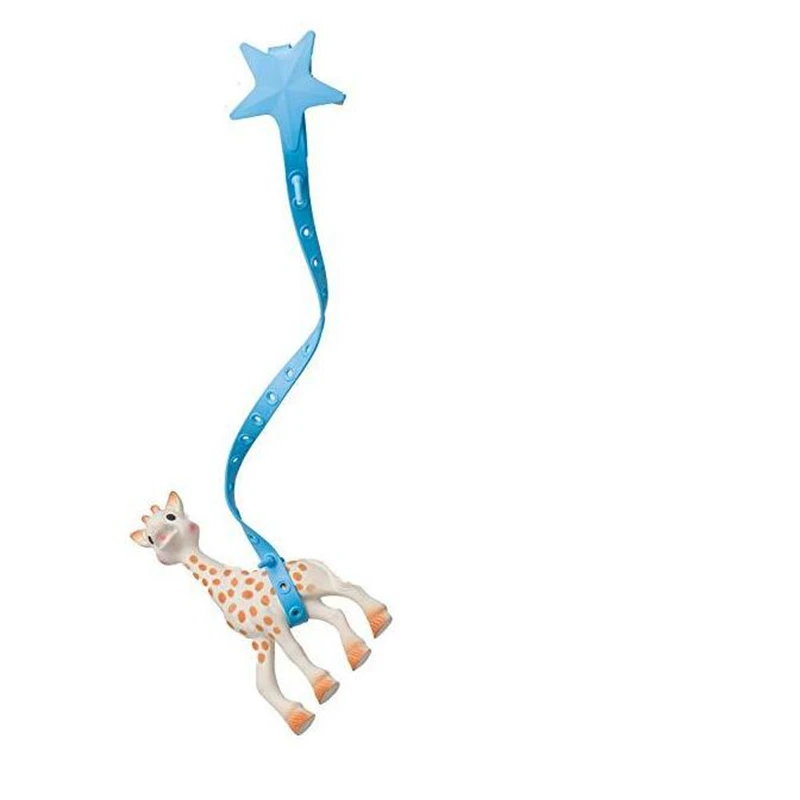 

Non-toxic Baby Star Pacifier Chain Strap Silicone Stroller Hook Baby Stroller Toy Holder for Infant Toddler Baby Accessories