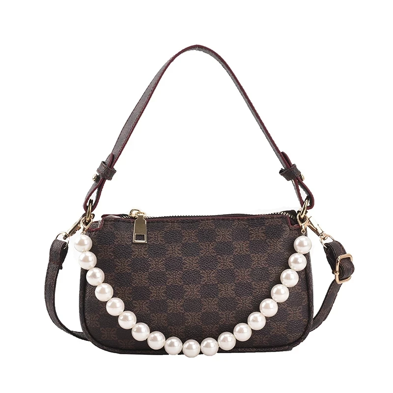 

New Small PU Leather Underarm Crossbody Bag for Women 2021 Simple Totes Shoulder Bag Lady Luxury Brand Handbags and Purses