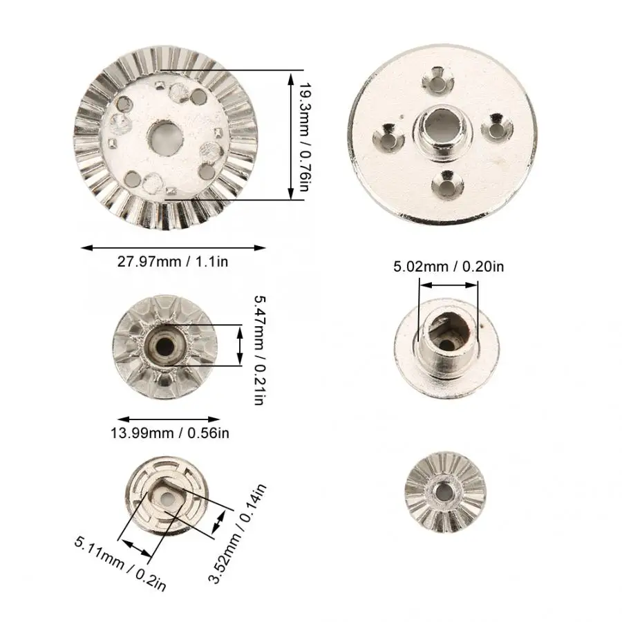 Металлическая шестерня дифференциал привода s запчасти для Wltoys 144001 1/14 RC