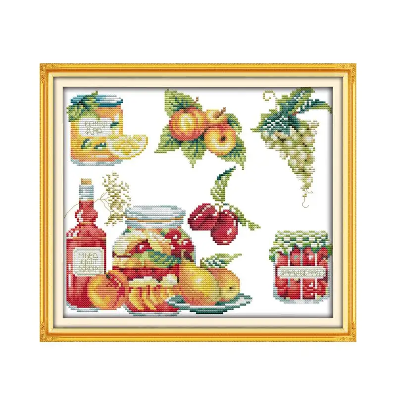 Набор для вышивки крестиком Jam ручная работа рукоделие вышивка DMC цвет