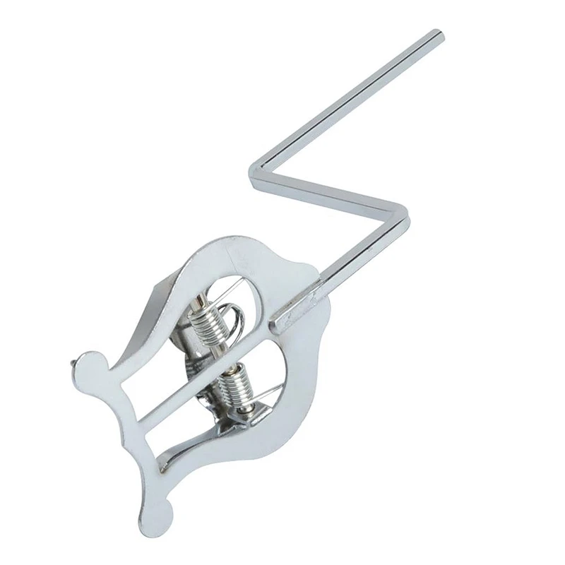 New Alto Tenor Saxophone Marching Spectrum Clip Sheet Music Stainless Steel Sax Lyre Clamp-On Holder | Спорт и развлечения
