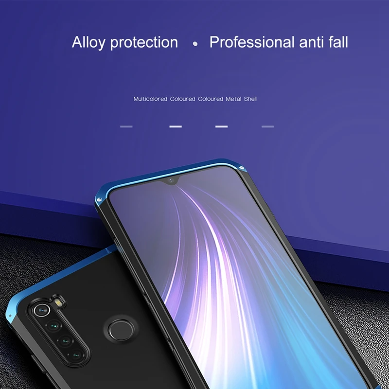 Чехол для телефона с металлической рамкой Ollivan Xiaomi Redmi Note 7 8 чехол ПК Жесткий Mi 9 6 Pro