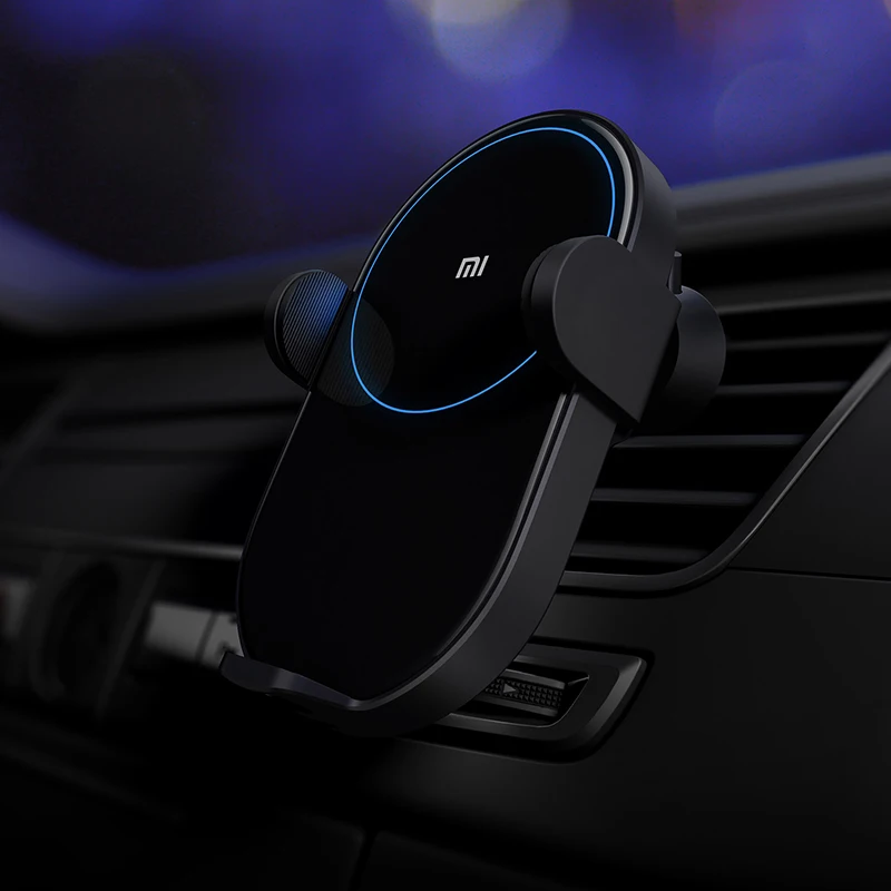 Xiaomi Mijia 20 Вт Max Qi умное беспроводное автомобильное зарядное устройство WCJ02ZM с