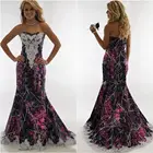 Новинка, милые Свадебные платья с кружевной аппликацией, камуфляжные приталенные торжественные свадебные платья, Длинные камуфляжные платья для девочек, Vestidos De Mariee