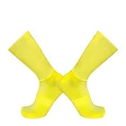 Желтые противоскользящие бесшовные силиконовые велосипедные носки, интегрированное литье, высокотехнологичные велосипедные спортивные носки для бега Pro Team Aero Bike