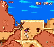 Сега MD игровая карта - Аладдин 2 для 16-битных картриджей системы Мегадрайв Генезис.