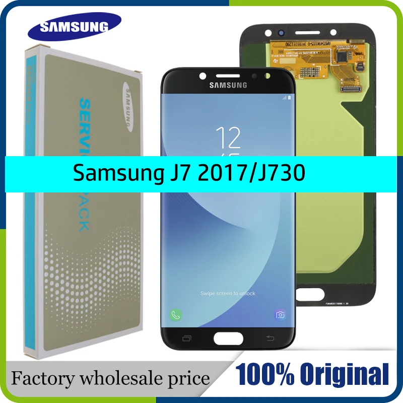 AMOLED дисплей для SAMSUNG Galaxy J7 Pro ЖК-дисплей сенсорный экран J730 J730F для SAMSUNG J7 Pro ЖК-экран Замена
