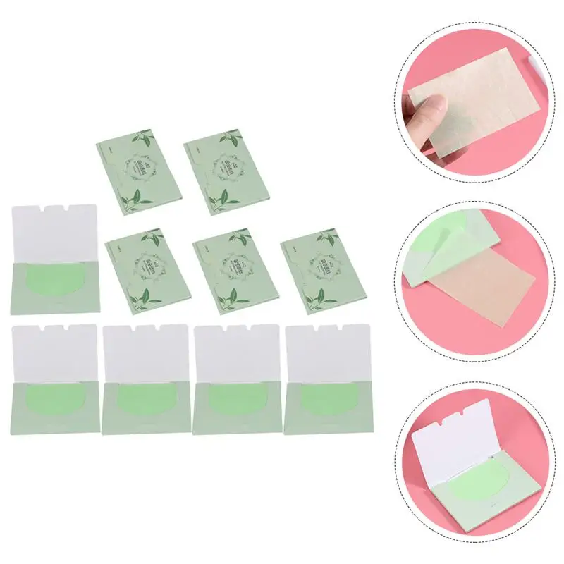 

10 Boxes Portable Oil Absorbing Sheets Oil Blotting Paper Oil Absorbing Tissues