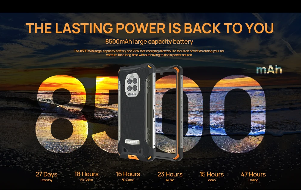 Смартфон DOOGEE S86 защищенный IP68/IP69K 6 + 128 ГБ Helio P60 восемь ядер 8500 мАч NFC | Мобильные