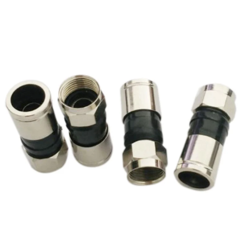 10 шт. 2 7 м RG6 F Тип компрессионный Соединитель с уплотнением для спутникового