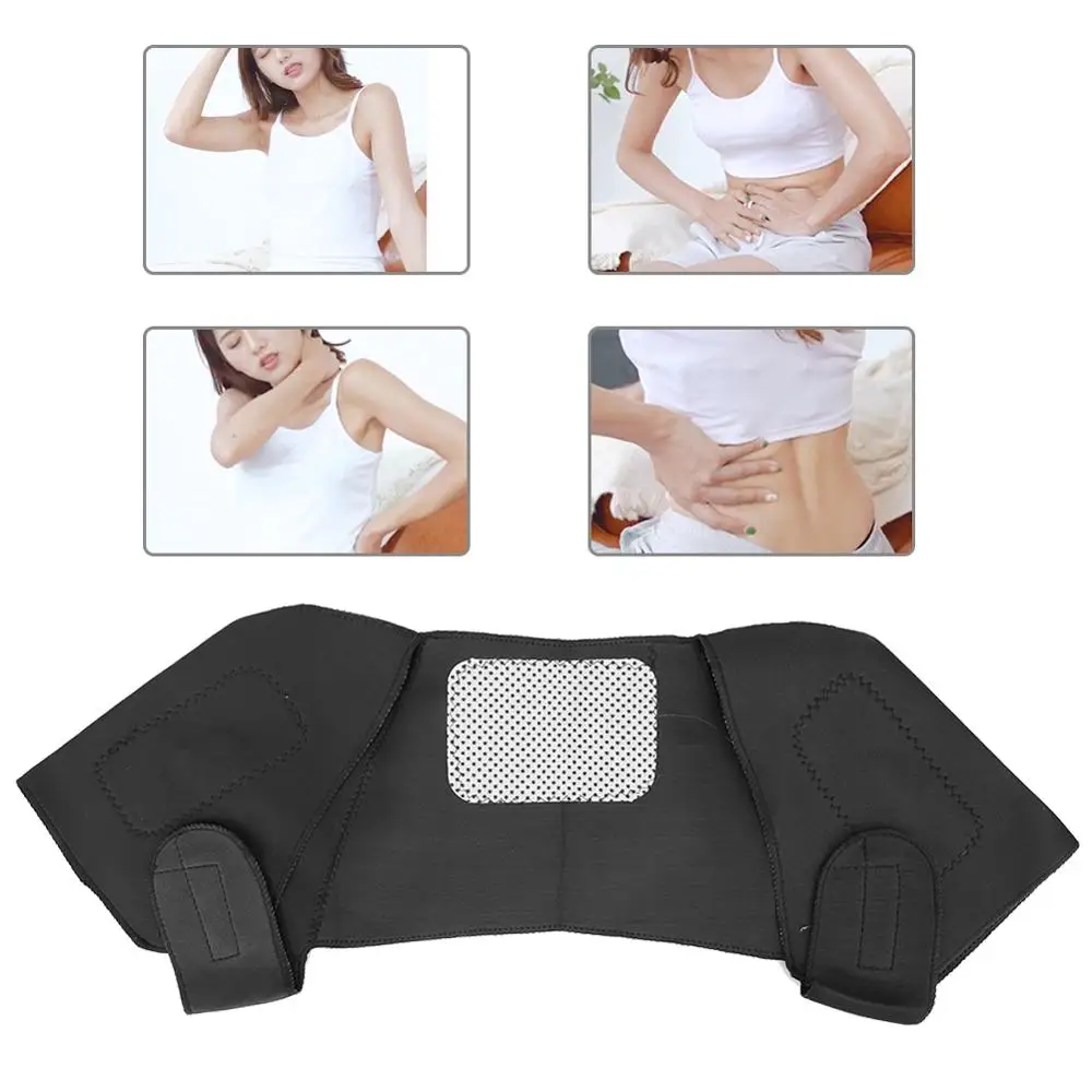 

Tourmaline Self-heating Magnetic Therapy Shoulder Pad Relieve Cervical Shoulder Pain Fatigue Posture Corrector Adjustable Shawls