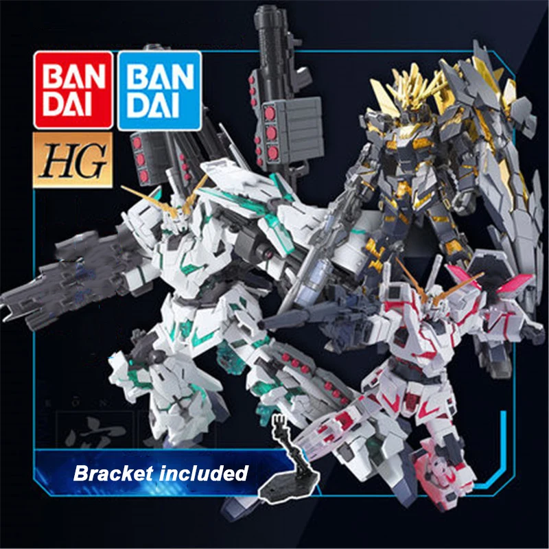Bandai Gundam модель сборки HGUC HG 1/144 полностью оборудованный единорог уничтожитель Banshee