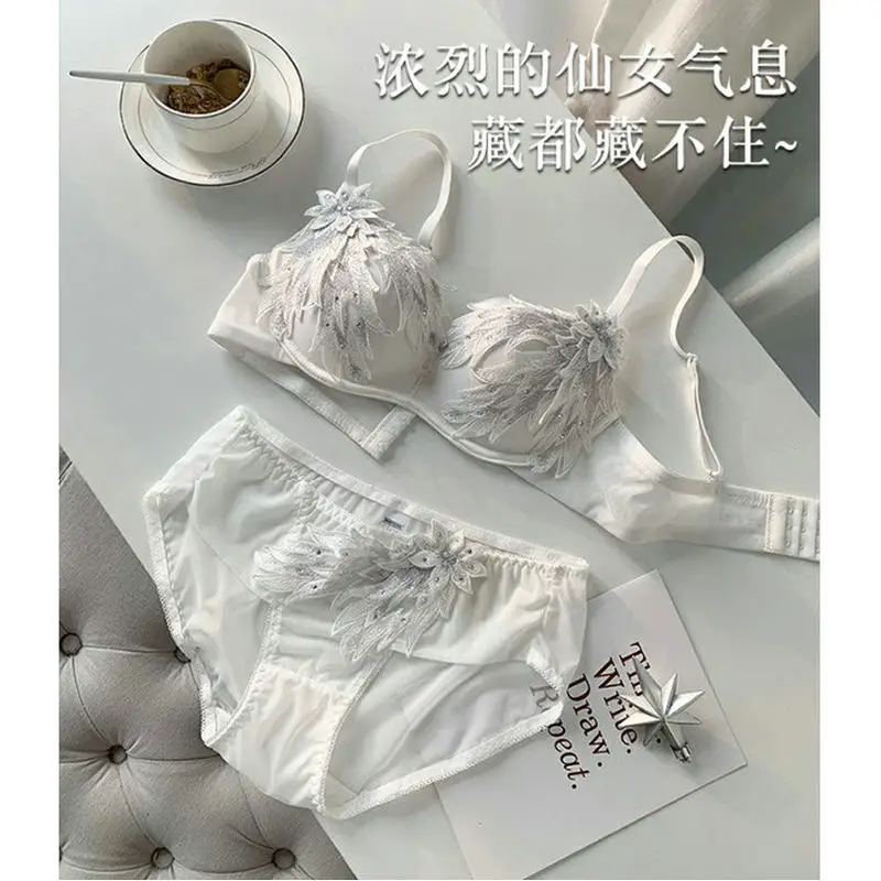 Bra Set  Angel's wings  Sexy bra  Diamond bra