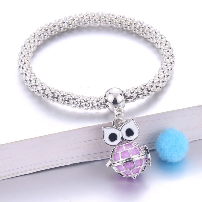 Медальоны для ароматерапии браслет Дерево жизни Цветок эластичные браслеты духи