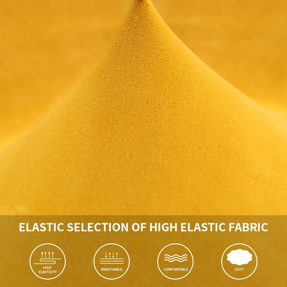 Однотонная плюшевая искусственная бархатная Обложка для столовой свадьбы офиса