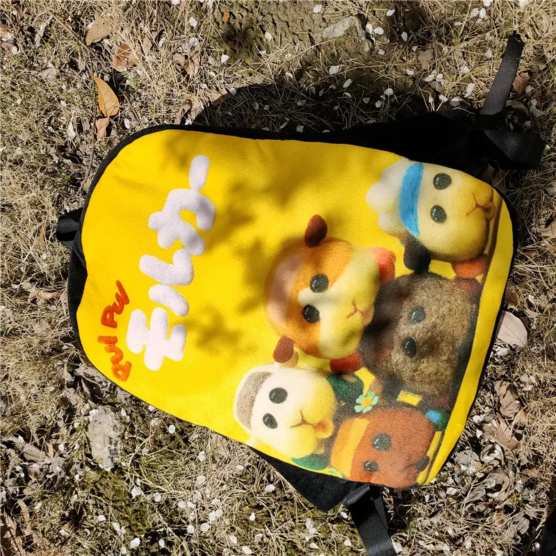 

Pui Pui Molcar Anime Cartoon Backpack Children Cocomelon Jj Family Schoolbags Travel Laptop Waterproof Backpack Bicycle Bags