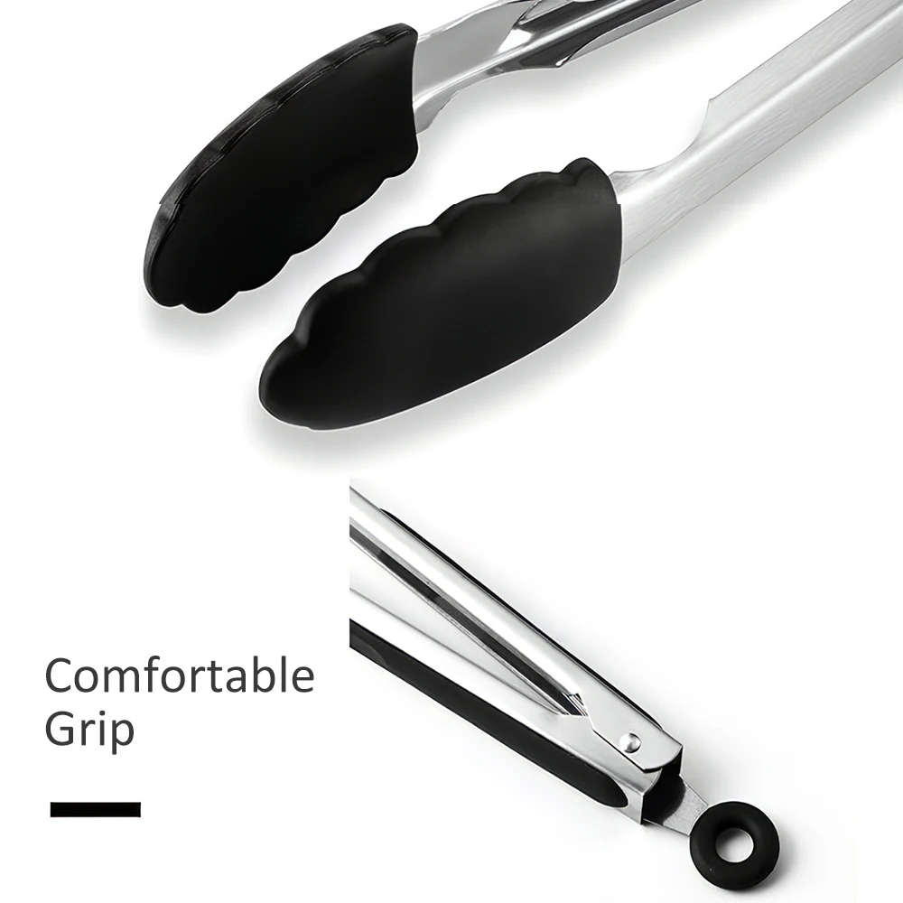 

8PCS with Handle Cooking Tools Set Silicone Kitchen Cooking Utensils Set Non-stick Spatula Shovel With Storage Box Kitchen Tools