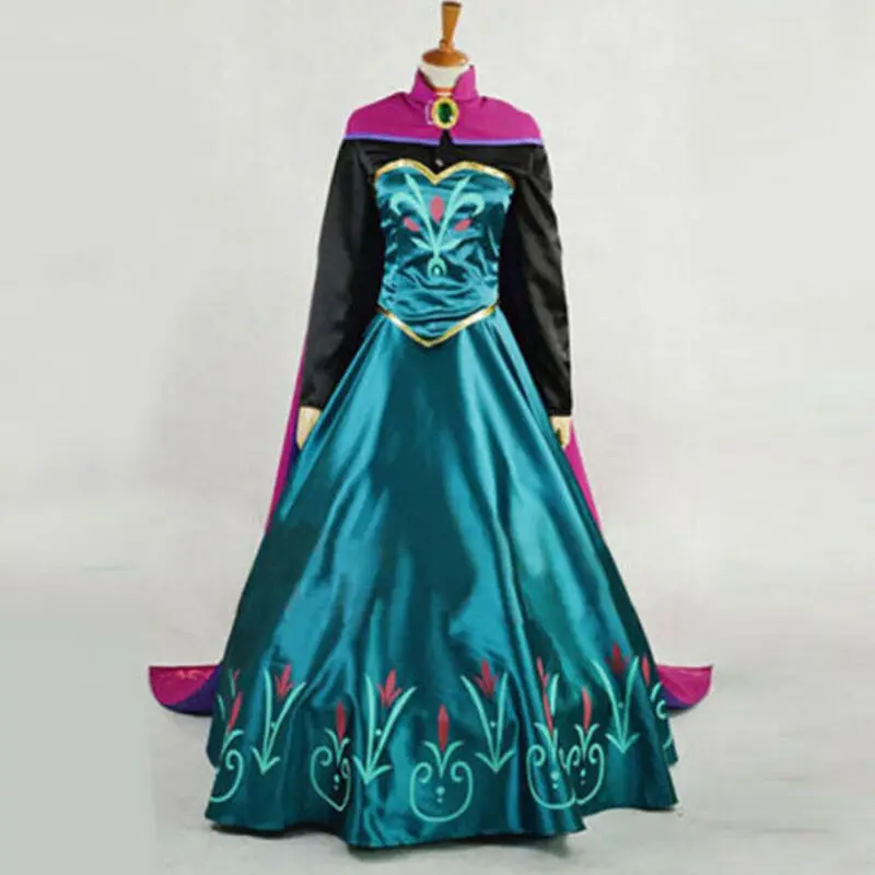 2019 новые женские платья для вечеринки на Хэллоуин косплей принцесса Эльза Анна