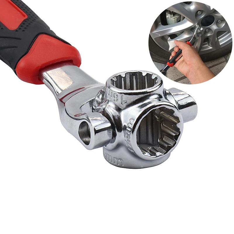 Регулируемый гаечный ключ 48 в 1 Tiger универсальный подходит для ремонта