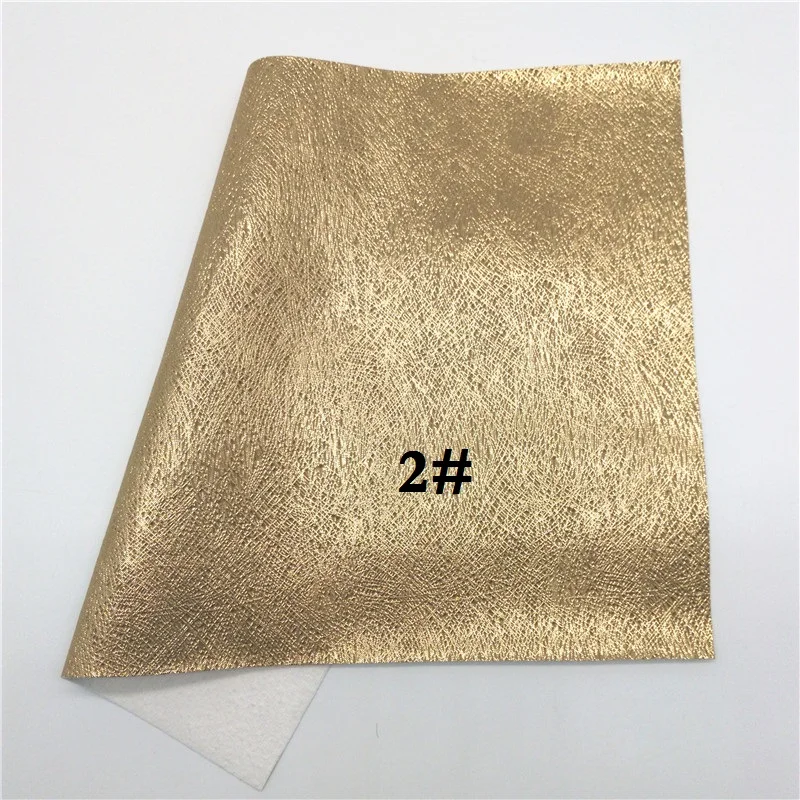 2 Glitterwishcome 21X29 см A4 размер винил для бантов тисненая лошадиная кожа, металлические листы из искусственной кожи для бантов, GM593A - Цвет: 2