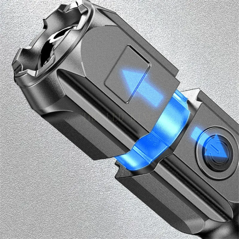 Фонарик СИД супер яркий со встроенным аккумулятором 6000 лм | Лампы и освещение