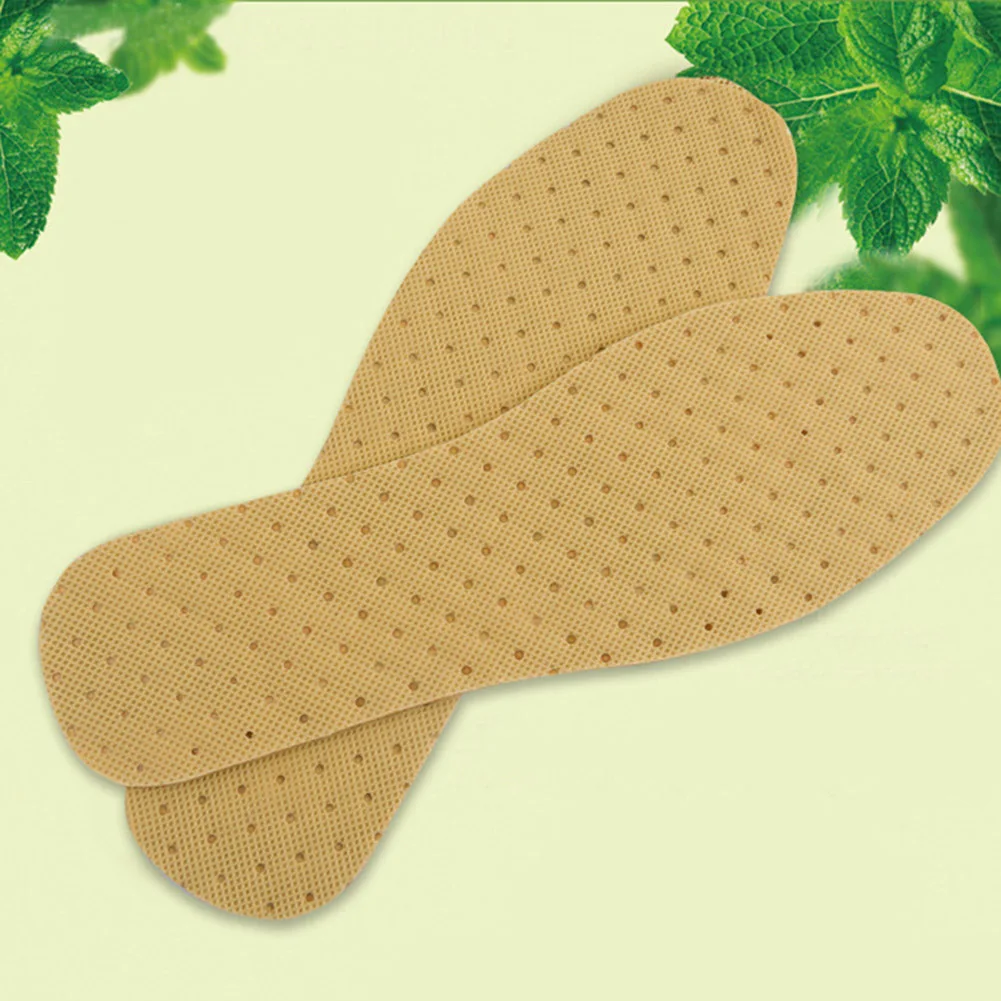 

1 Pair Soft Shoes Insole Women Comfy Wood Pulp Insert Foot Insoles Footwear Deodorant Orthopedic Pad Breathable Accessories