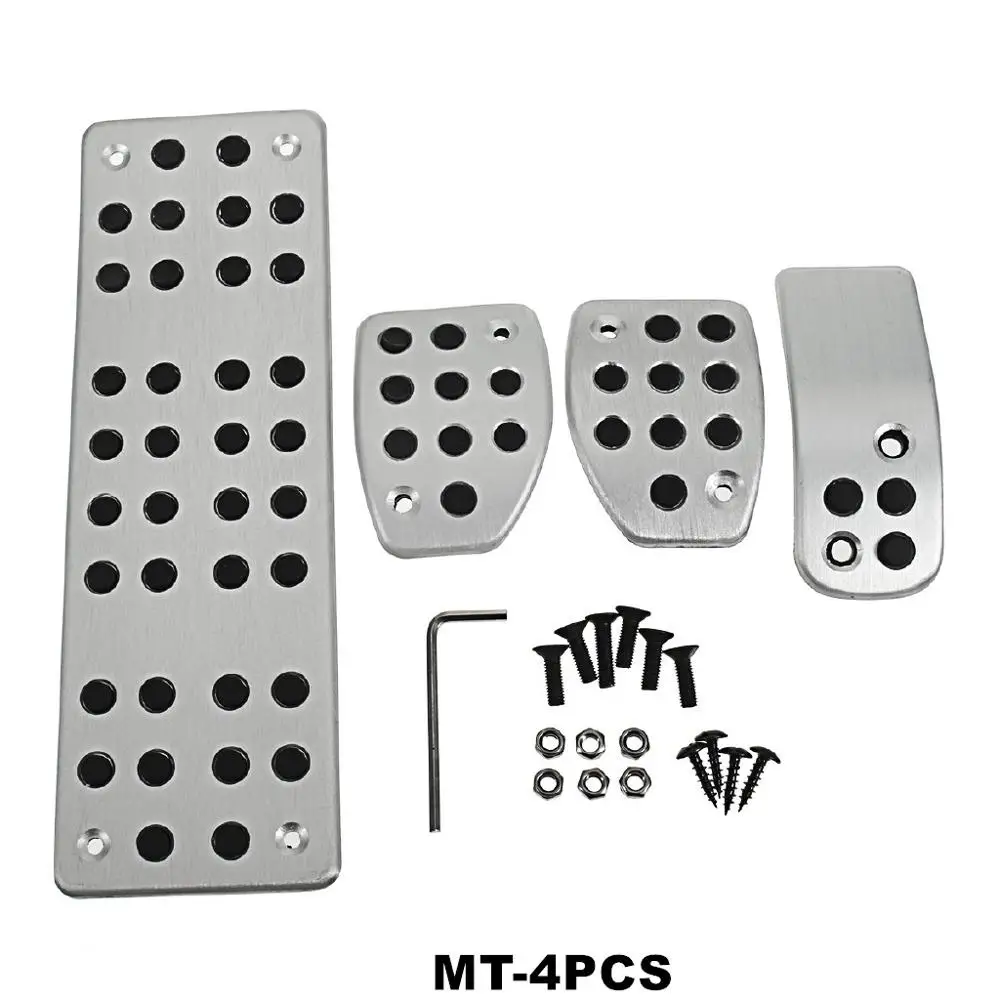 MT 4PCS PEUGEOT 207 301 307 208 2008 308 408 cc/CITROEN C3 C4/DS, возраст: 3, 4, 6, DS3 DS4 DS6 для ди на выхлопную трубу, площадку модифицированный педали - Название цвета: MT 4PCS