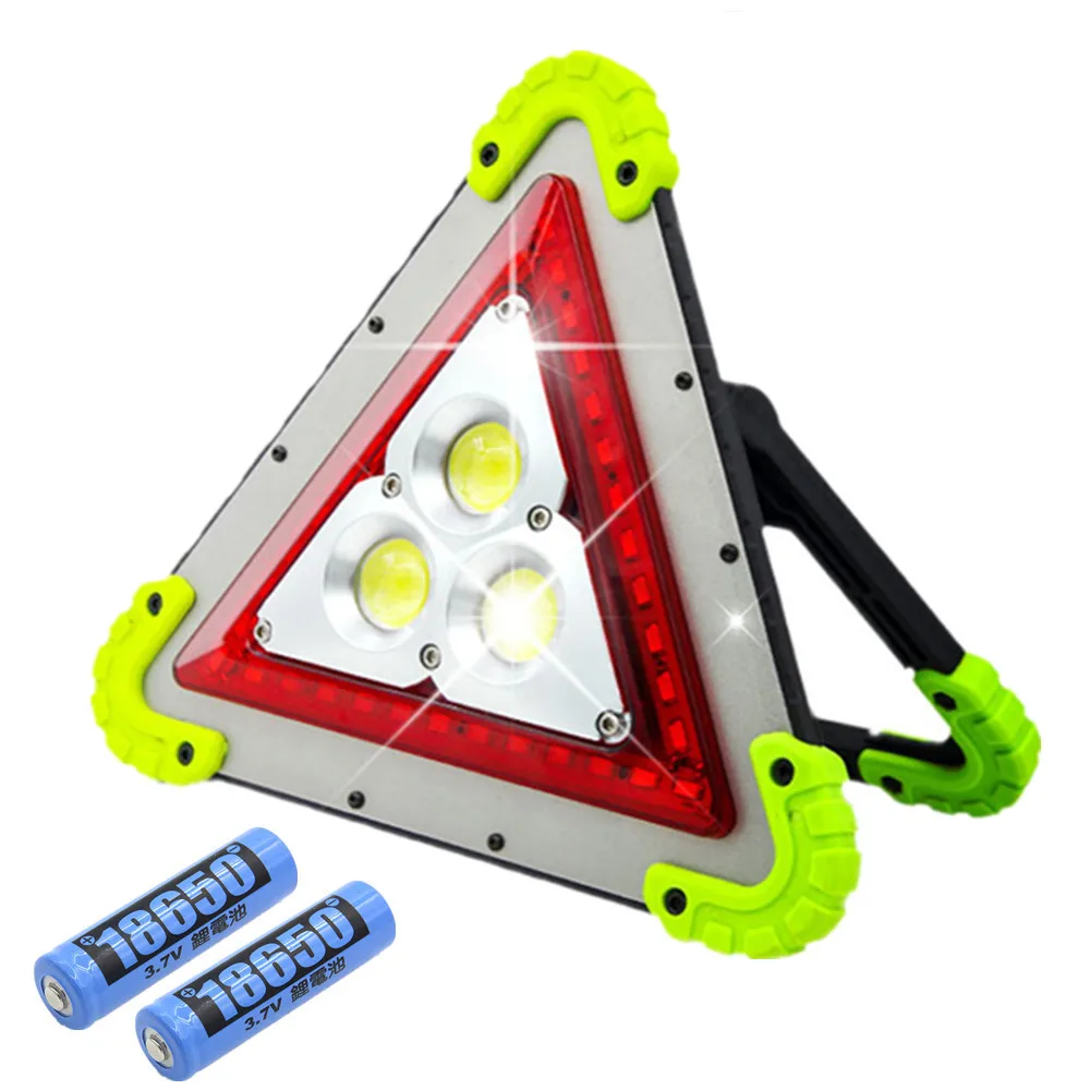 Светодиодный прожектор с монолитным блоком светодиодов фонарь аккумулятором USB