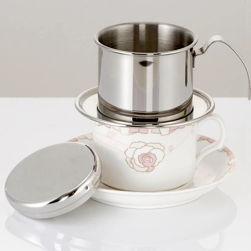 Кофейник из нержавеющей стали кофе капельного фильтра машина одна чашка