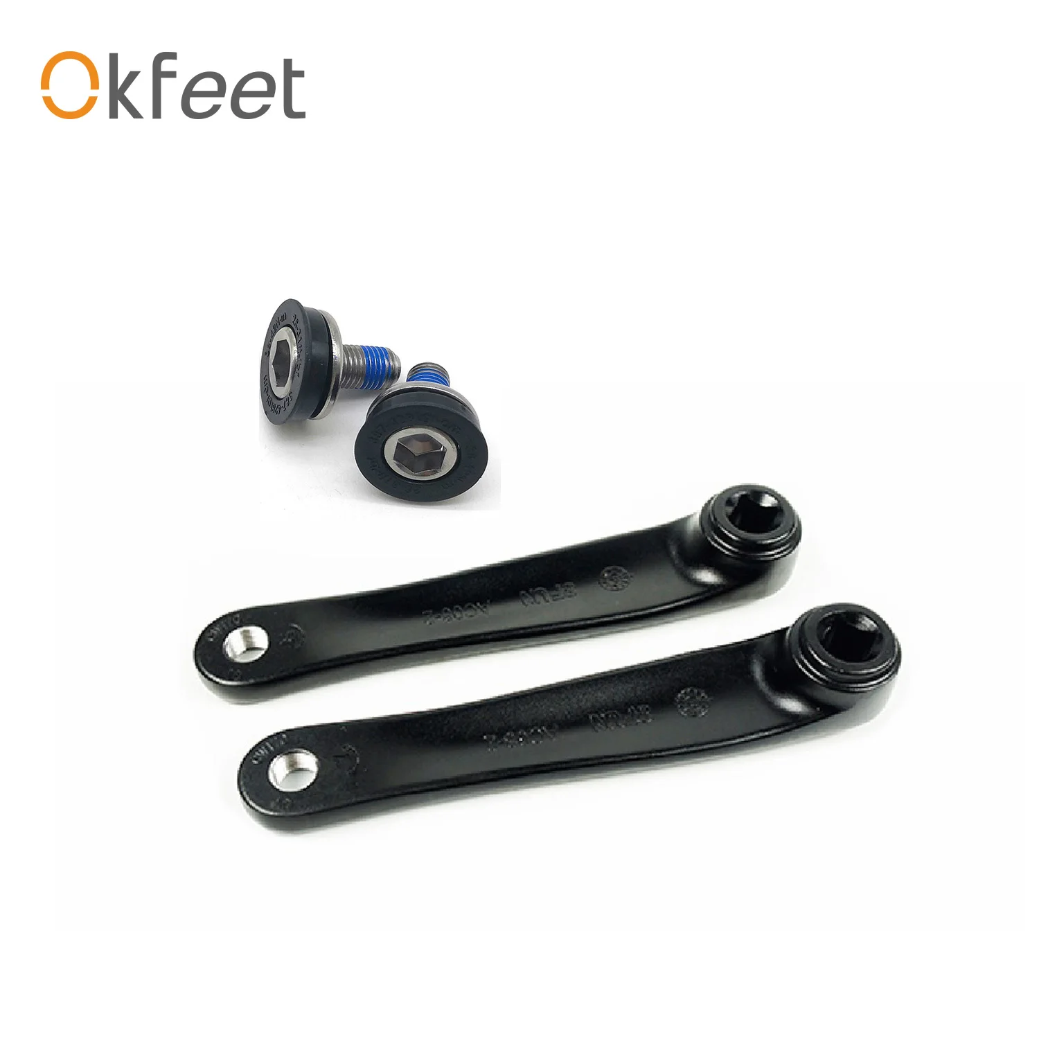 Okfeet eBIKE BAFANG велосипедный Кривошип BBS01 BBS02 BBSHD для электрических велосипедов Горный велосипед часть и аксессуары