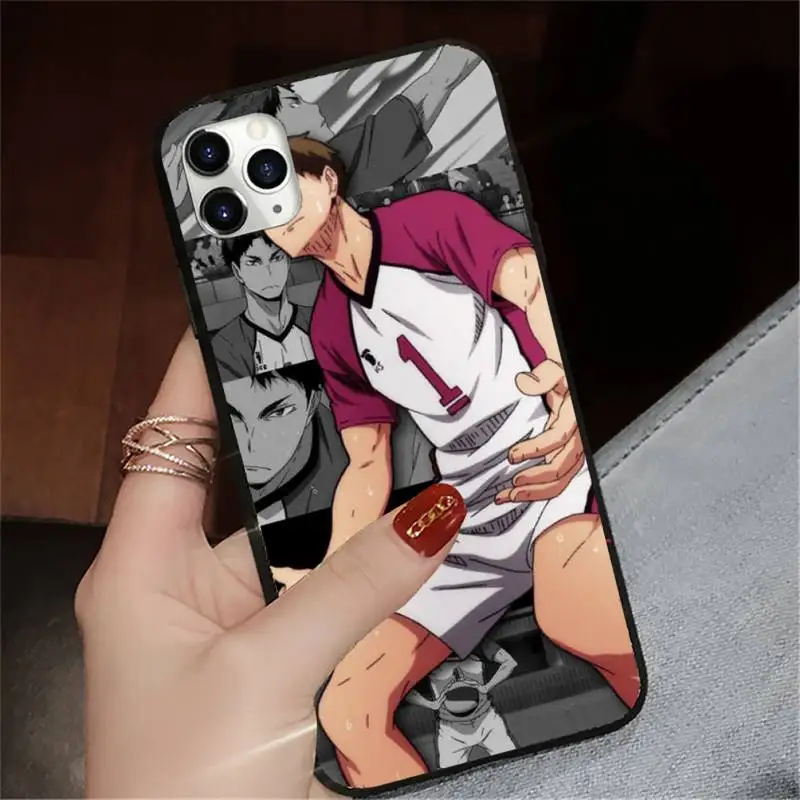 

Ushijima Wakatoshi Shiratorizawa Haikyuu Phone Case for iPhone 11 12 pro XS MAX 8 7 6 6S Plus X 5S SE 2020 XR