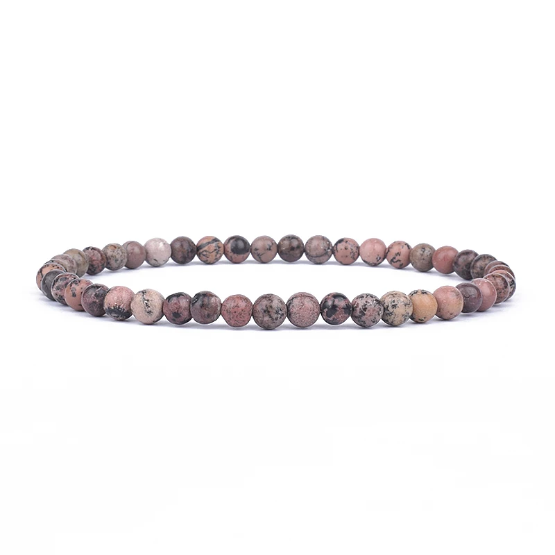 

Natural 4/6mm Chakra Energy Bracelets for Women Fashion Agates Onyx Stone Beads Stretch Bracelet Men Handmade Yoga Reiki Jewelry