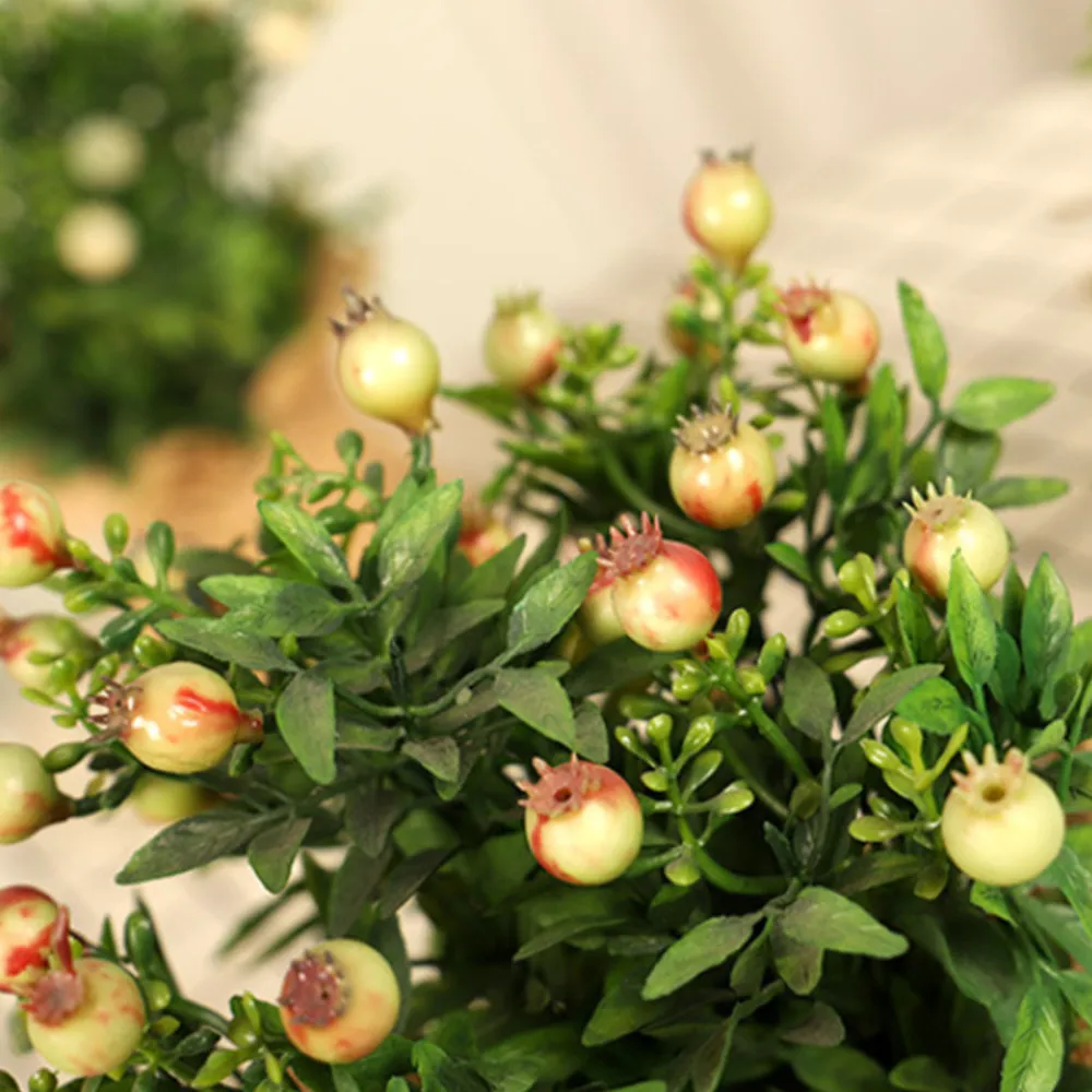 

Fake Flower Decoration Simulation Linen Potted American Pastoral Style New 22cm Table Bouquet