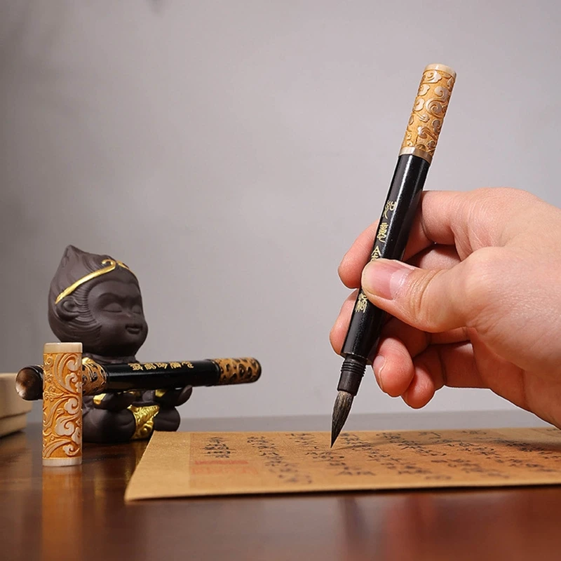 Кисть для китайской каллиграфии со стандартной крышкой подходит