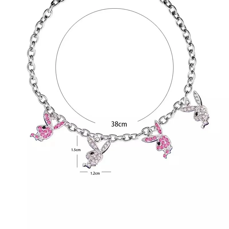 Ожерелье женское из нержавеющей стали с подвеской в виде кролика | Украшения и