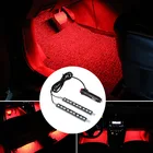 Светодиодная RGB-подсветка для салона автомобиля, автоматическая подсветка для Audi A4, B5, B6, B8, A6, C5, C6, A3, A5, Q3, Q5, Q7, BMW E46, E39, E90